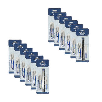 12x 3pc Malli Sewing Metal/Plastic Sewing Thread Cutter Snippers/Scisssors