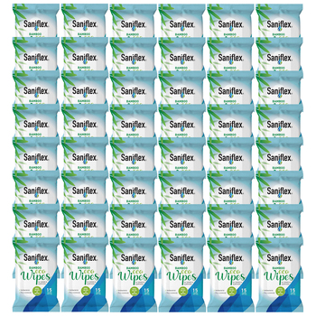 720pc Saniflex Bamboo Eco Hand Wipes Home cleaning