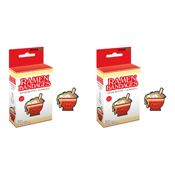 36pc Gamago Ramen Bandages Kids/Children Band Aid 3.7x3.9cm