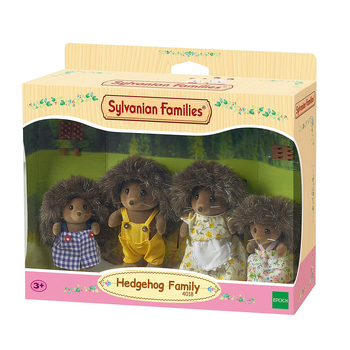 4pc Sylvanian Families Hedgehog Family Set Kids Miniature Toy 3y+