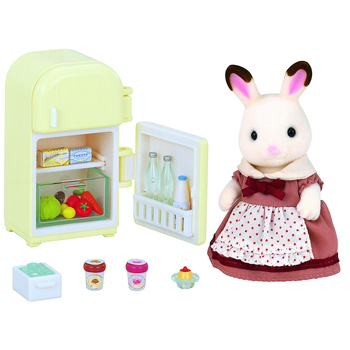 15pc Sylvanian Families Chocolate Rabbit Mother Set Kids Miniature Toy 3y+
