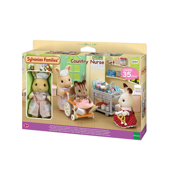 35pc Sylvanian Families Country Nurse Set Kids Miniature Toy 3y+
