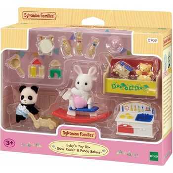 Sylvanian Families Babys Toy Box Snow Rabbit/Panda Babies Playset Toy 3y+