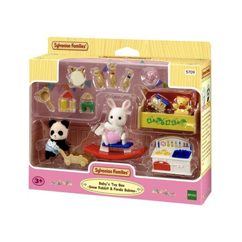 Sylvanian Families Babys Toy Box Snow Rabbit/Panda Babies Playset Toy 3y+