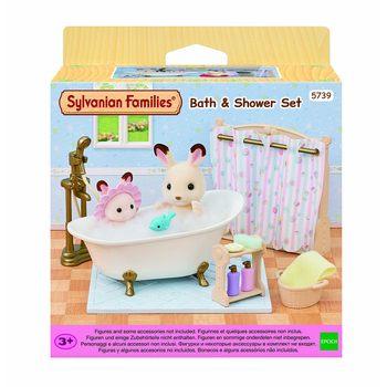 Sylvanian Families Bath & Shower Kids Miniature Toy Set 3+