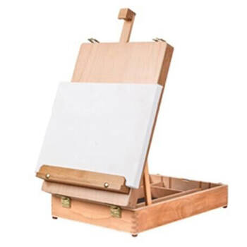 Sinoart Basic Table Box Easel for 60cm Canvas 26x39x12.7cm Beechwood
