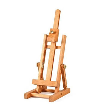 Sinoart Adjustable Beechwood Table Easel for 26cm Canvas 13x16x37cm Small