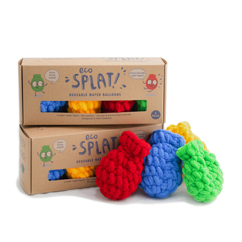 4pc EcoSplat Reusable Water Balloons Kids 18m+ Assorted