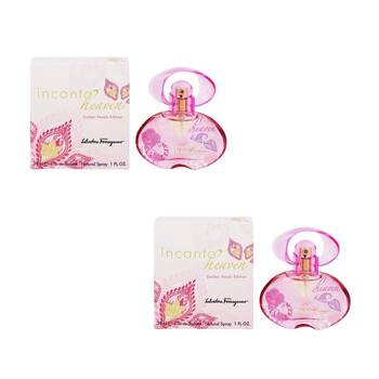 2PK Salvatore Ferragamo Incanto Heaven Golden Petals Edition Women EDT Spray 30ml