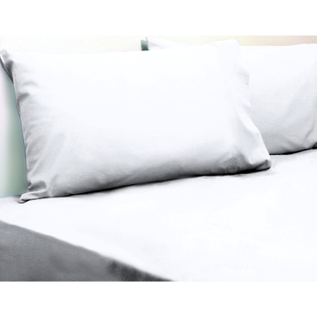 Jason Commercial King Bed Crisp Fitted Sheet 183x203cm White