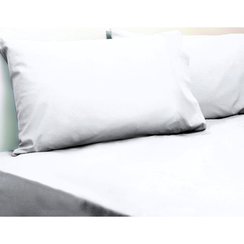 Jason Commercial Single X-Long Bed Crisp Fitted Sheet 91x203cm White