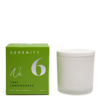 Serenity Numbered Core 300g Scented Soy Wax Candle - Thai Lemongrass