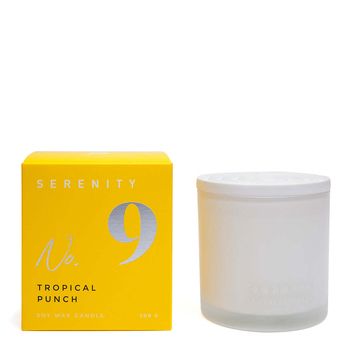 Serenity Numbered Core 300g Scented Soy Wax Candle - Tropical Punch
