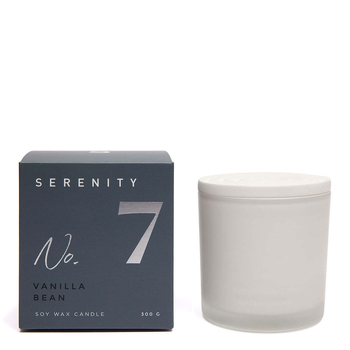 Serenity Numbered Core 300g Scented Soy Wax Candle - Vanilla Bean