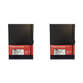 2PK Sinoart Artist 80 Sheet Sketching/Drawing Art Journal 110gsm 8.5x11inch