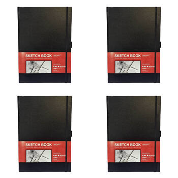 4PK Sinoart Artist 80 Sheet Sketching/Drawing Art Journal 110gsm 8.5x11inch