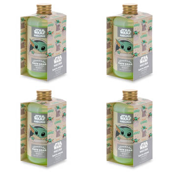 4PK Star Wars Grogu The Child Scented Bath Soak Salts 300ml Cedarwood & Lime