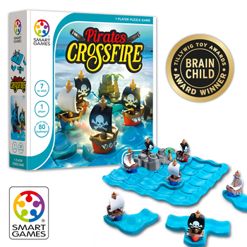 Smart Games Pirates Crossfire Kids/Children Fun Game 7y+