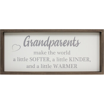 LVD MDF 48cm Grandparents Sign Hanging/Desk Plaque Decor