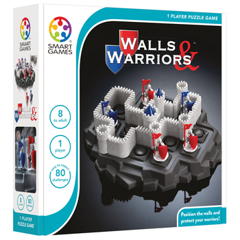Smart Games Walls & Warriors 1 Player Puzzle Game 8y+