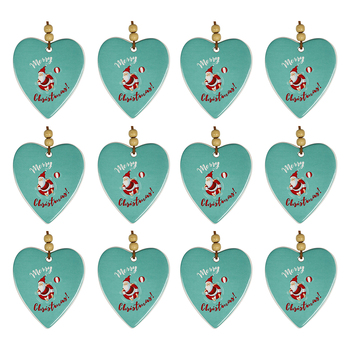 12PK LVD Hang Heart Lazy Dayz Santa Decorative Sculpture Home/Lounge Decor