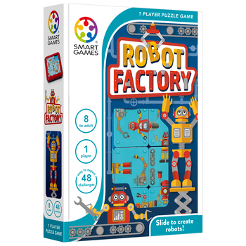 Smart Games Robot Slide Factory Kids/Children Fun Play Puzzle Game 8y+