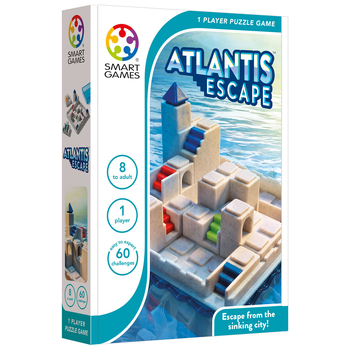 Smart Games Atlantis Escape 1 Player Puzzle Game Kids/Adults 8y+