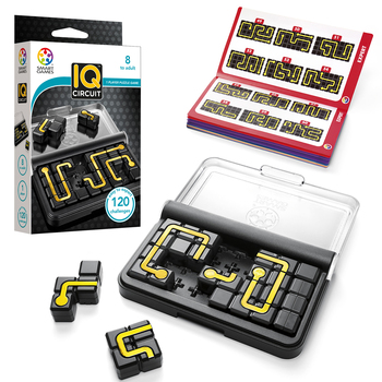Smart Games IQ Circuit 1 Player Puzzle Game Board Kids 8y+
