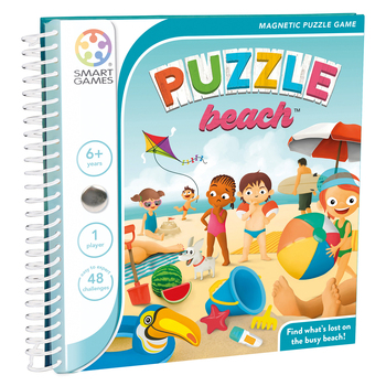 Smart Games Puzzle Beach Magnetic Travel Kids/Children Fun Puzzle Game 6y+