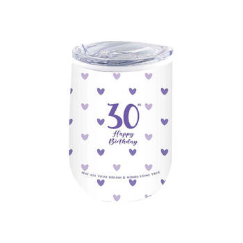 LMD 30th Sweet Heart Double Walled Insulated Mug 360ml