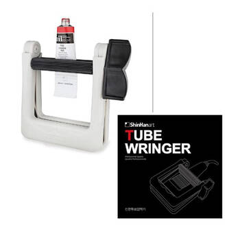 Shinhan Heavy-Duty Paint Tube Squeezer/Wringer Extractor 75mm White