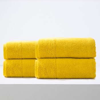 4pc Renee Taylor Aireys 650GSM Zero Twist Bath Sheet Spice