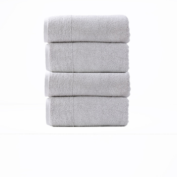 4pc Renee Taylor Aireys 650GSM Zero Twist Bath Towel Vapour