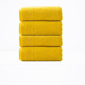 4pc Renee Taylor Aireys 650GSM Zero Twist Bath Towel Spice