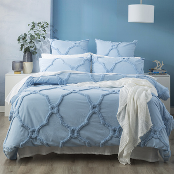 Renee Taylor Moroccan Chenille VT Wash European Case Sky