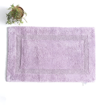 Renee Taylor Soho 80cm Cotton Bath Mat Reversible Lilac
