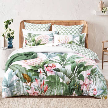 Renee Taylor 300 TC Cotton Reversible Euro Pillowcase Gardenia