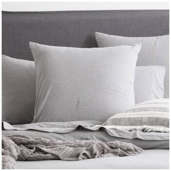 4PK Renee Taylor Comfort T’s Organic Cotton Jersey European Pillowcase Charcoal
