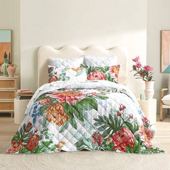 Renee Taylor Florence Quilted Reversible European Square Pillowcase 65x65cm