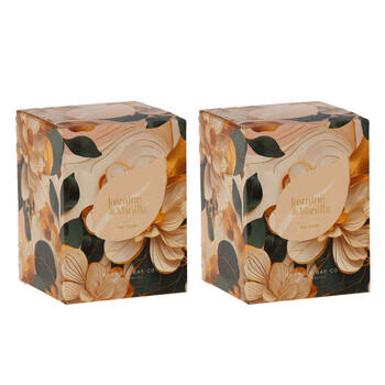2PK Bramble Bay Summer Blooms Jasmine & Vanilla Scented Candle Home Fragrance