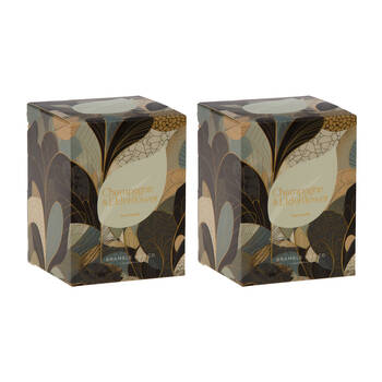 2PK Bramble Bay Summer Blooms Champagne & Elderflower Candle Home Fragrance