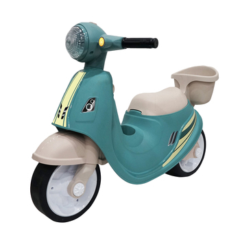 Volta Foot To Floor Balance Medium Size Push Scooter Green 3+