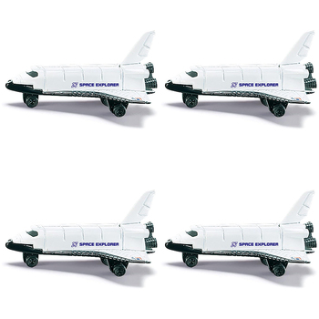 4PK Siku 0817 Space Shuttle 71mm Vehicle Kids Toy 3y+
