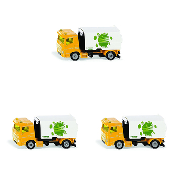 3PK Siku 1104 Sweeper Diecast Vehicle Kids 80mm Toy 3y+