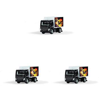3PK Siku 1107 Truck w/ Box Body Sixt Diecast Vehicle 81mm Toy 3y+