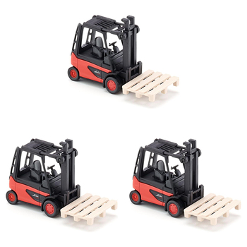 3PK Siku Linde Material Handling Forklift Truck Diecast Vehicle 71mm Toy 3y+