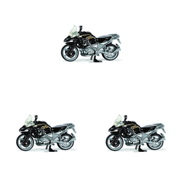 3PK Siku 1399 BMW R 1250 GS LCI Diecast Vehicle Motorbike Toy 3y+