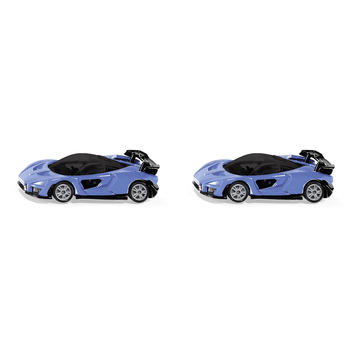2PK Siku 1537 McLaren Senna Diecast Vehicle Kids 80mm Toy Blue 3y+