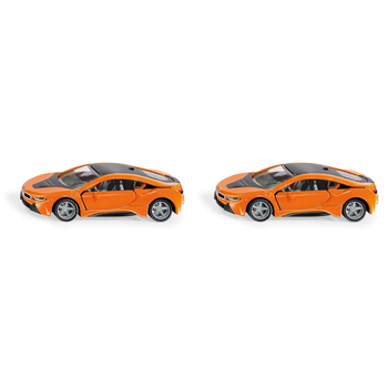 2PK Siku BMW i8 LCI Sports Car Diecast Metal Kids Playing Toy 3y+