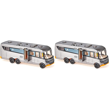 2PK Siku 1671 Niesmann + Bischoff Camper Van Diecast 128mm Kids Toy 3y+